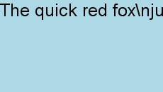 Forced word wrapping draw example